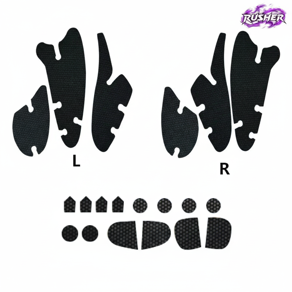 Autocollant PS5 EDGE avec logo RUSHER