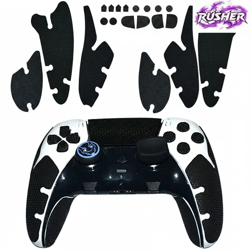 Autocollant PS5 EDGE avec logo RUSHER