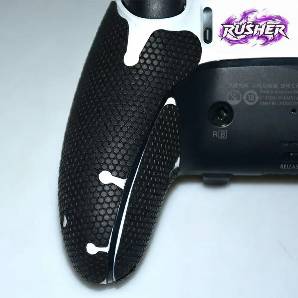 Autocollant PS5 EDGE avec logo RUSHER