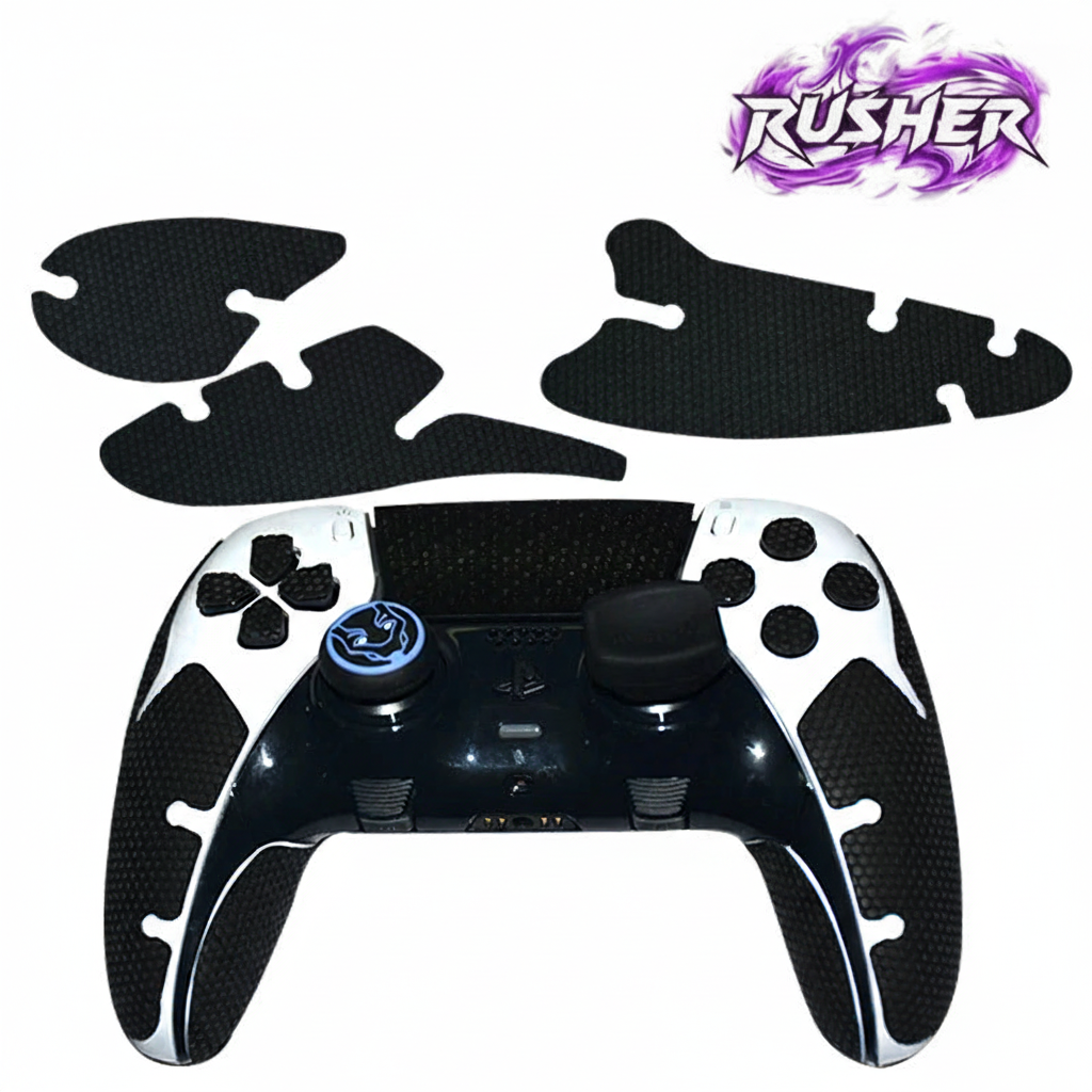 Autocollant PS5 EDGE avec logo RUSHER