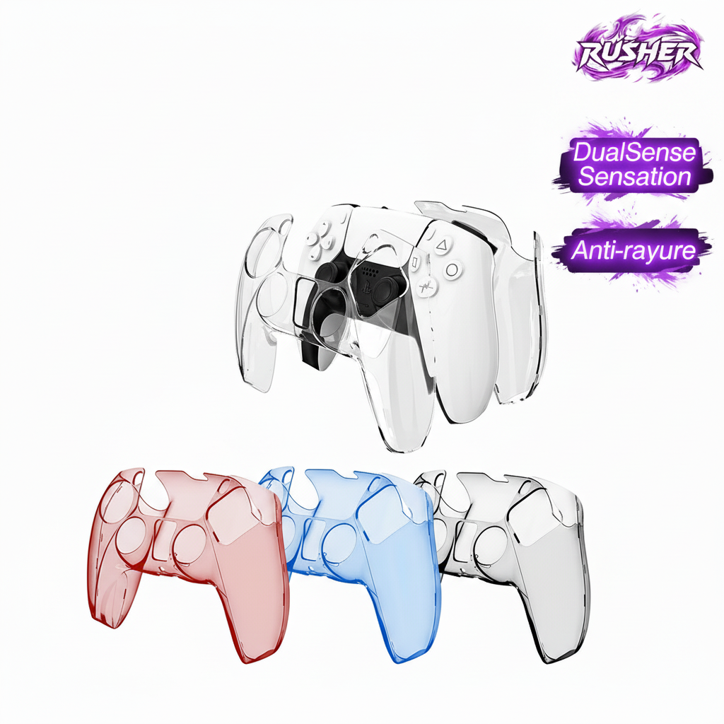 Coque DualSense badges gaming