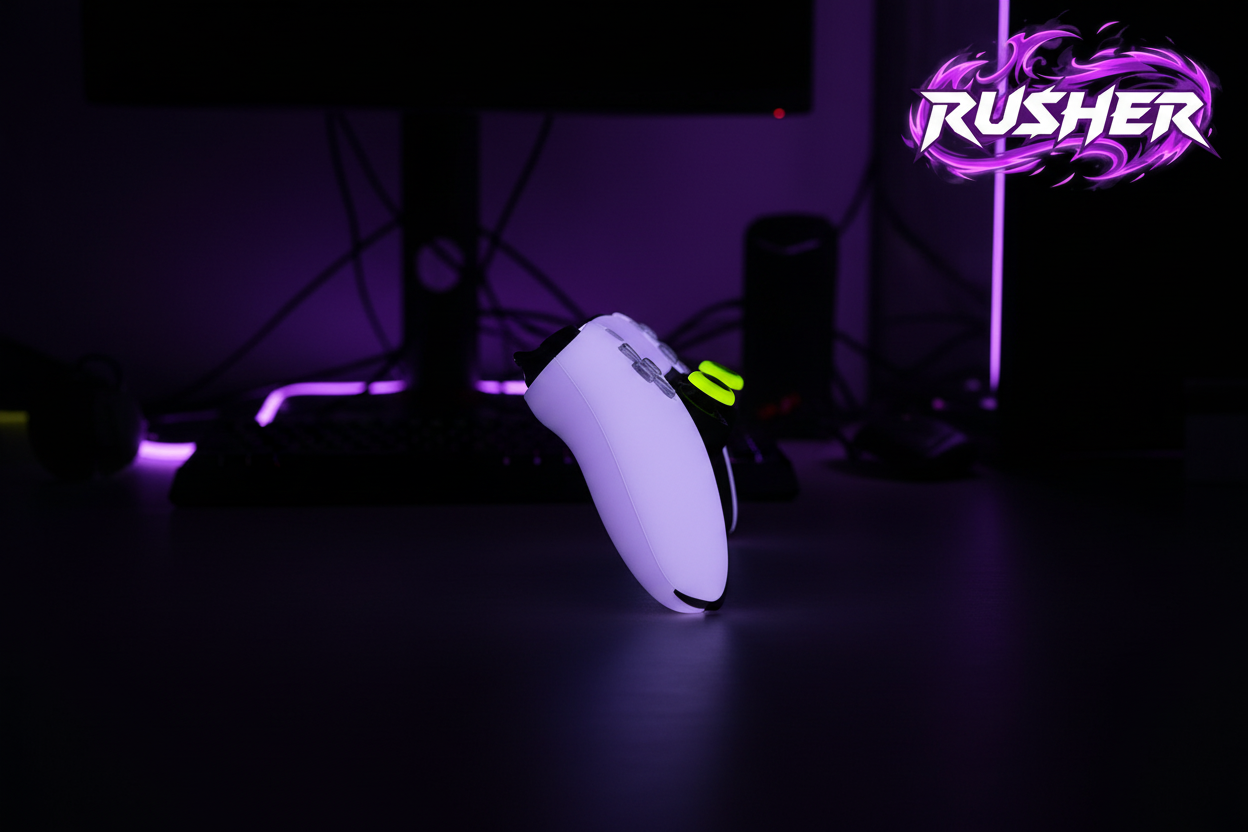 Housse lumineuse couleur originale vue de profil