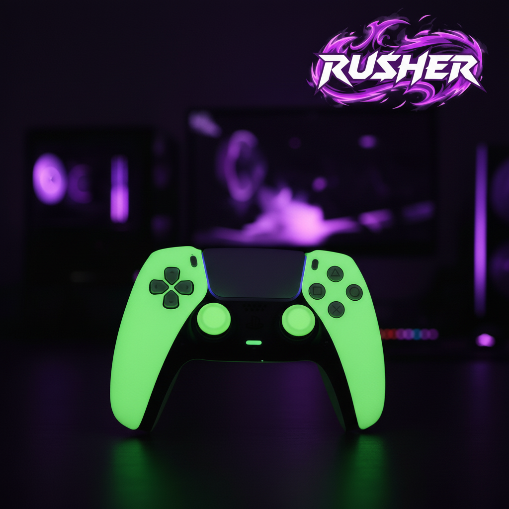 Housse lumineuse PS5 format carré