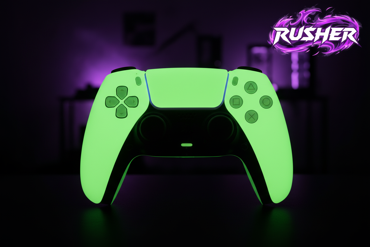 Housse lumineuse vue de face