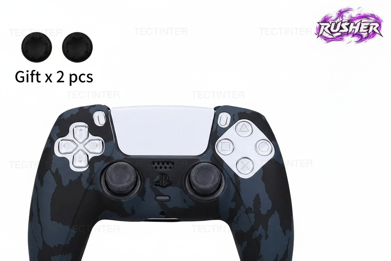 Housse PS5 avec logo RUSHER